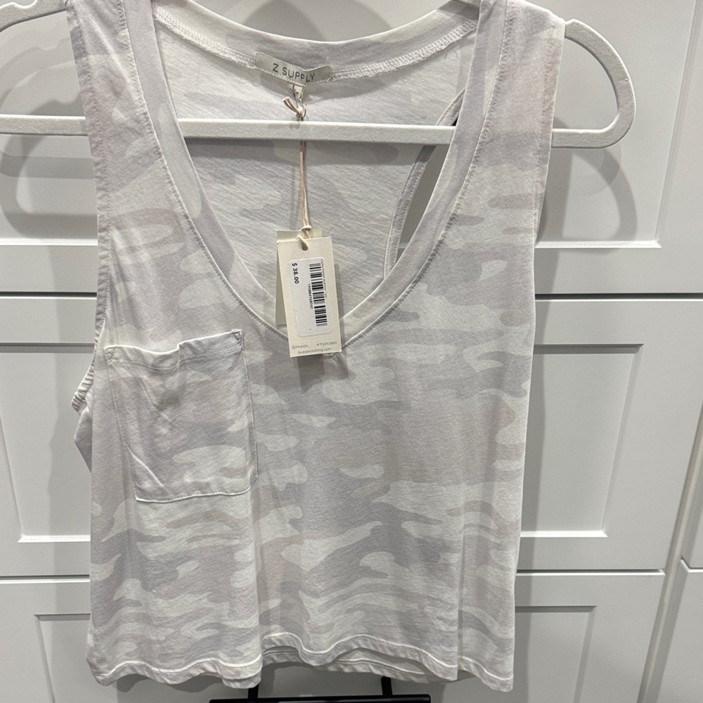 Z Supply Light Camo Tank Top